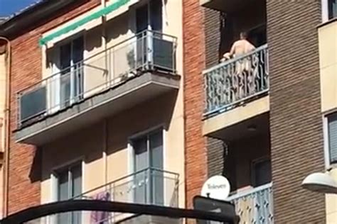 Balcony sex .